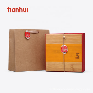 Tianhui Puer Tea Cake Bamboo Lid Gift Storage Tea Packaging Box